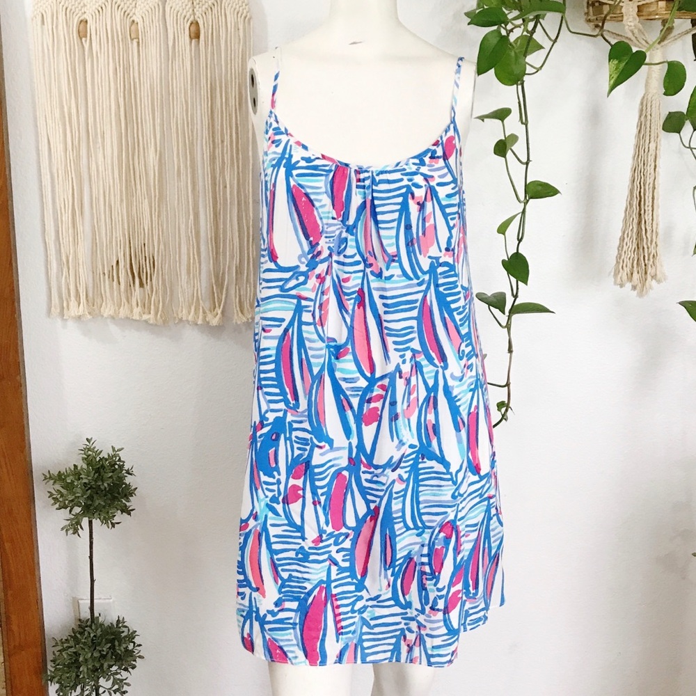 ‼️SOLD‼️ Lilly Pulitzer Daphne Trapeze Dress - Picture 4 of 8